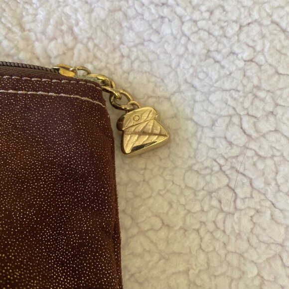 Kathy Van Zeeland Brown Bronze Embellished Large Shoulder Tote - Picture 11 of 16